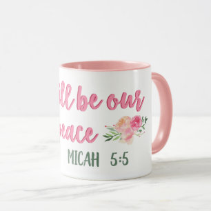 Taza Será Nuestra Escritura De Paz // Verso De La Bibli