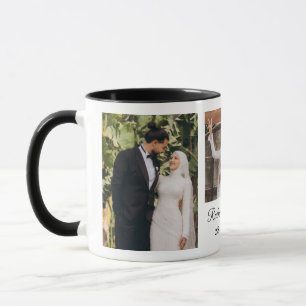 Taza Serás Mi Dama de Honor Minimalista Colaje de Fotos