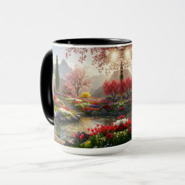 Taza Serene Mountain Garden