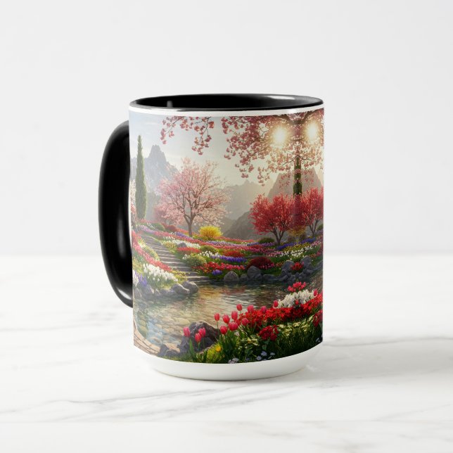 Taza Serene Mountain Garden (Anverso izquierdo)