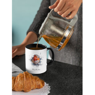 Taza Serene Robin, personalizado