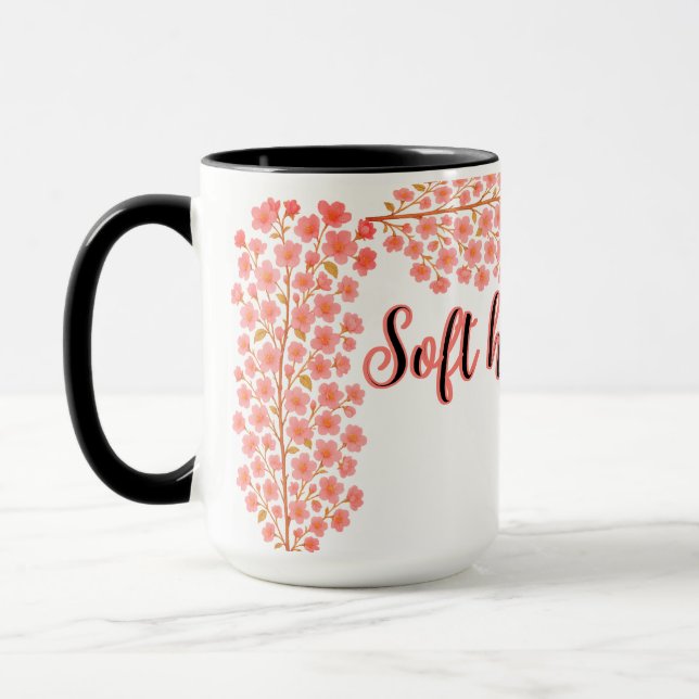 Taza Serenidad Rosa de la Mañana (Izquierda)