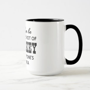Taza Sería bastante alguien tiré del whisky