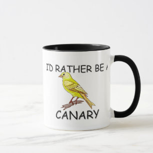 Taza Sería bastante un canario