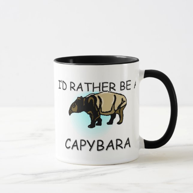Taza Sería bastante un Capybara (Derecha)
