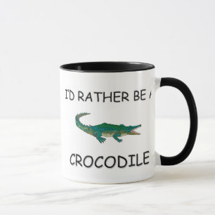 Taza Sería bastante un cocodrilo