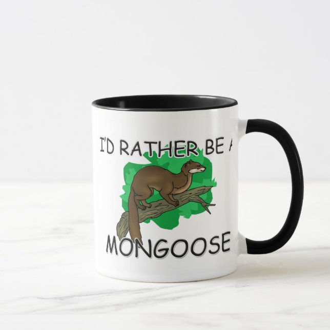 Taza Sería bastante una mangosta (Derecha)