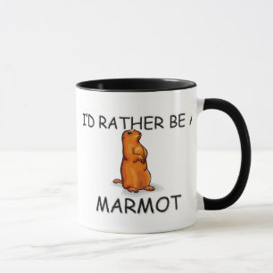 Taza Sería bastante una marmota