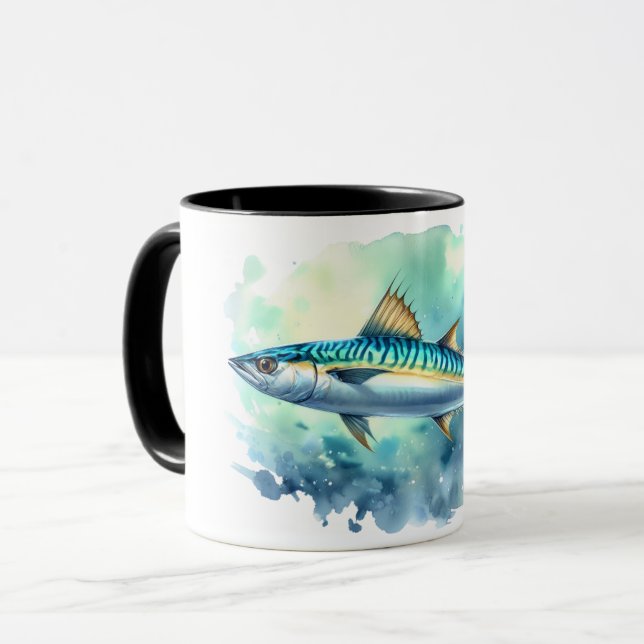 Taza Serie acuarela: Mackerel (Anverso izquierdo)