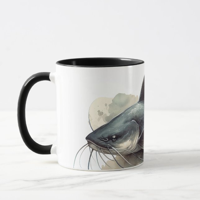 Taza Serie de Acuarela: Bagre (Izquierda)
