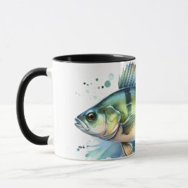 Taza Serie de Acuarela: Perca