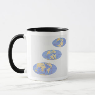 Taza Serie de ilustraciones de la tierra