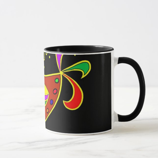Taza Serie de los símbolos de Pysanky: Gallina (Derecha)
