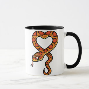 Taza Serpiente del dibujo animado