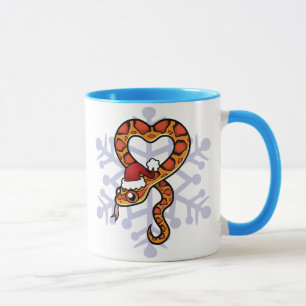 Taza Serpiente del navidad