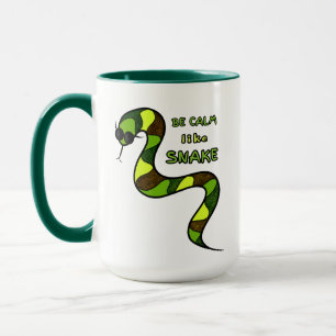 Taza Serpiente verde
