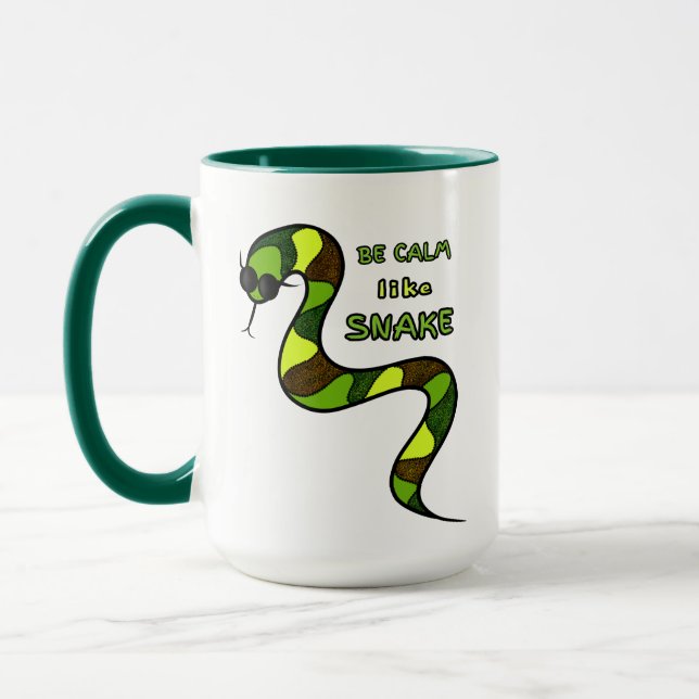 Taza Serpiente verde (Izquierda)