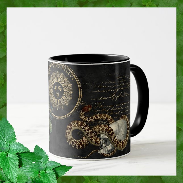 Taza Serpiente y Berries (Subido por el creador)
