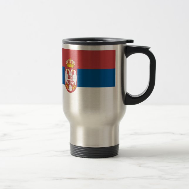 Taza servia del viaje de la bandera (Derecha)