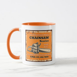 Taza Servicio de personalización de motosierra Reparaci