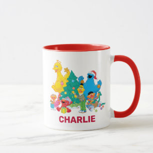 Taza Sesame Street   Amigos de Navidad