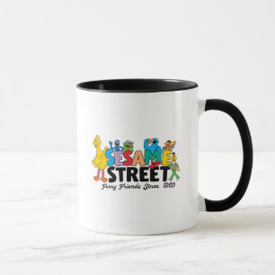 Taza Sesame Street   Amigos Peludos Desde 1969