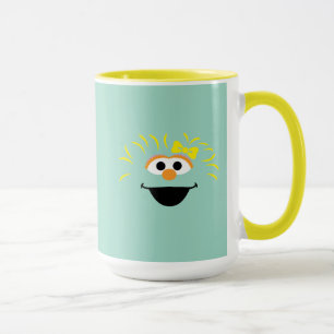 Taza Sesame Street   Arte de la cara de Rosita