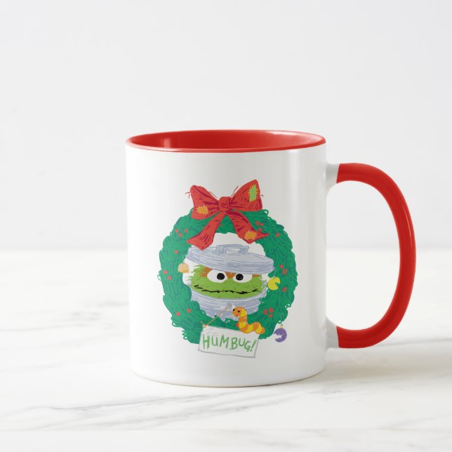 Taza Sesame Street | Corona de Oscar el Gruñón (Derecha)