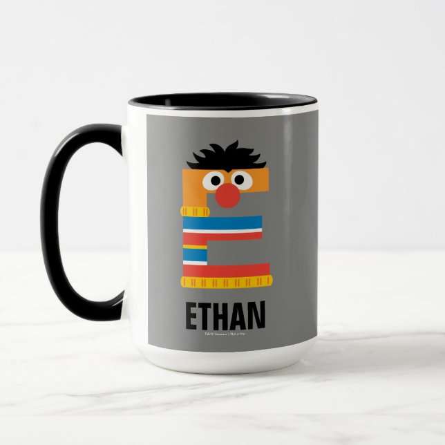 Taza Sesame Street | E es de Ernie (Izquierda)