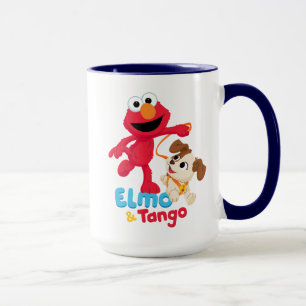 Taza Sesame Street   Elmo & Tango corriendo