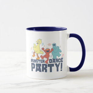 Taza Sesame Street   Fiesta de baile de monstruos