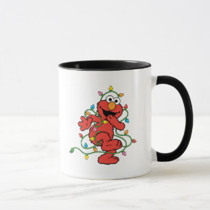 Taza Sesame Street   Las Luces de Navidad de Elmo