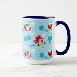 Taza Sesame Street   Patrón de Elmo y Tango