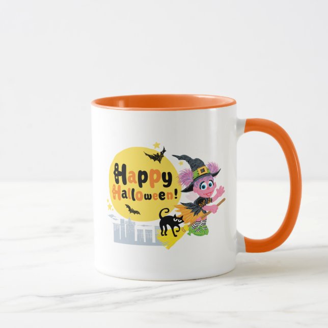 Taza Sesame Street | Patrón lindo de Halloween (Derecha)