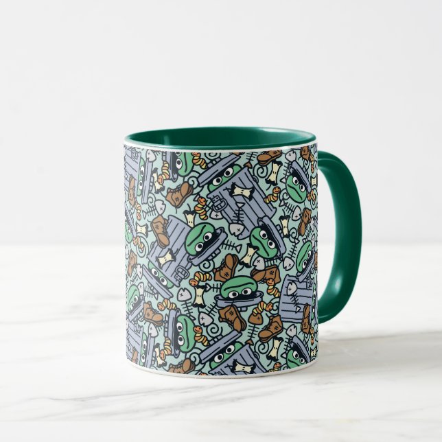 Taza Sésamo | Oscar el patrón de grupo (Anverso derecho)