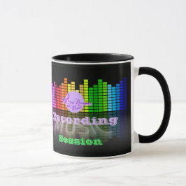 Taza Sesión de grabación de música MoonDreams Ringer Mu