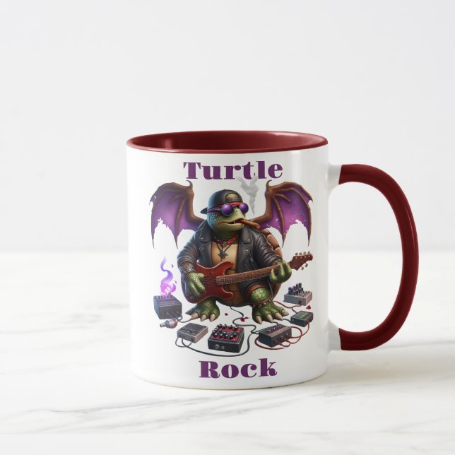 Taza Sesión de jam medianoche de Rockstar Reptiles (Derecha)