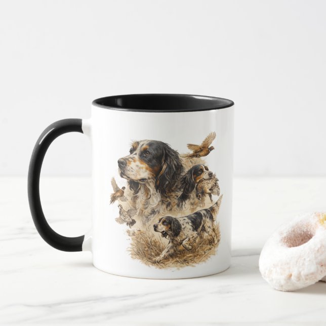 Taza Setter inglés  (Con donut)