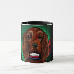 Taza Setter rojo irlandés