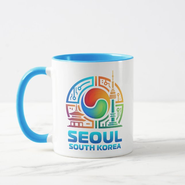 Taza Seúl Corea del Sur (Izquierda)
