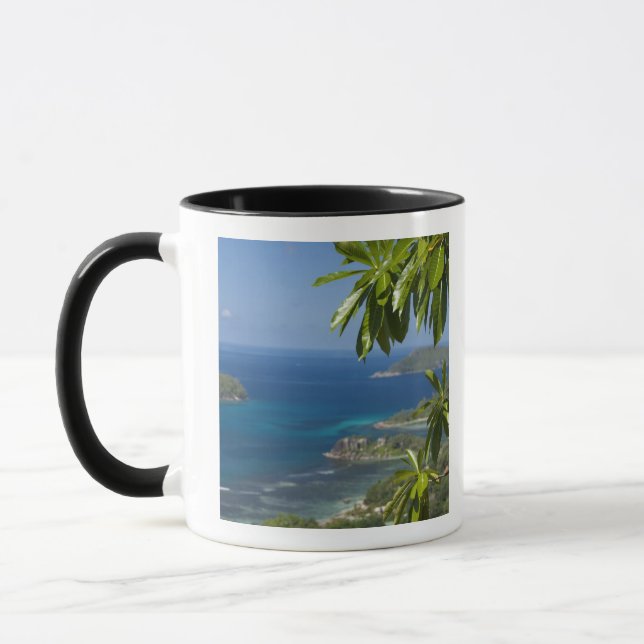 Taza Seychelles, Isla de Mahe. Costa occidental de (Izquierda)