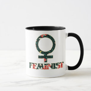 Taza Shabby Chic Feminist