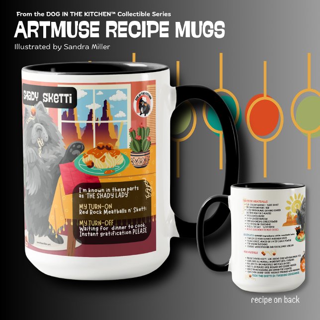 Taza SHADY SKETTI Chow Art Muse Recipe  (Subido por el creador)