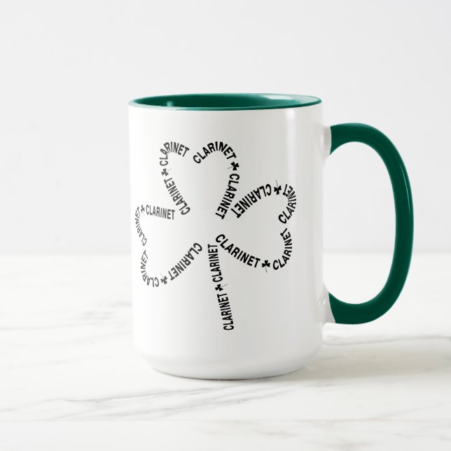 Taza Shamrock de Clarinet (Derecha)