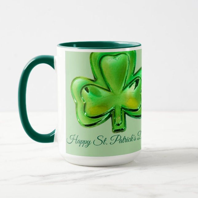 Taza Shamrock St. Patrick's Day Mug (Izquierda)