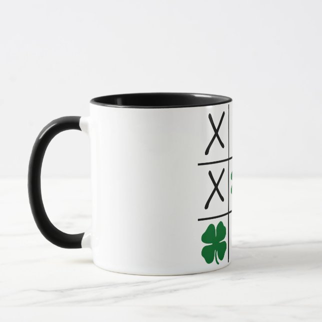 Taza Shamrock Tic Tac Toe (Izquierda)