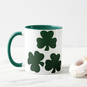 Taza Shamrock verde oscuro