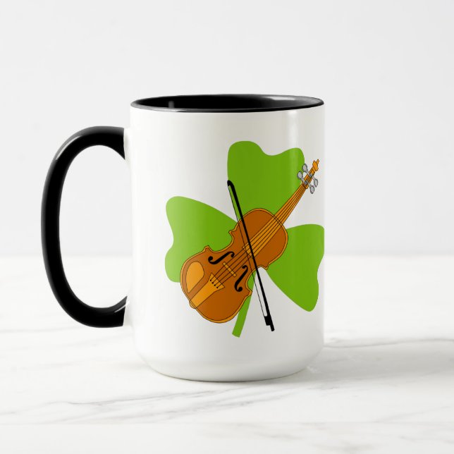 Taza Shamrock Violin (Izquierda)