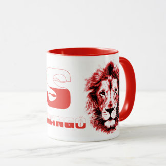 Taza Shango Perro rey de León Dos Tono