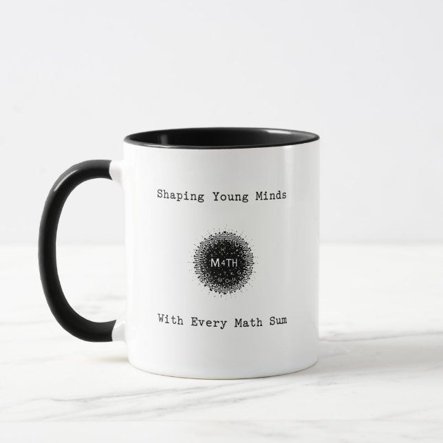 Taza Shaping Young Minds With Every Math Sum (Izquierda)